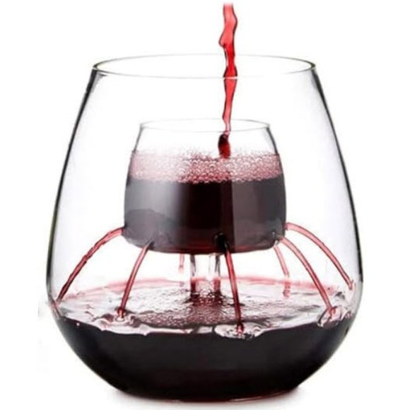 Chevalier Handcrafted Stemless Aerating Wine Glass in Great Condition - Picture 2 of 6